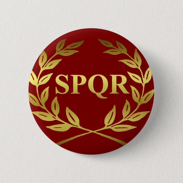 BADGE ROND 5 CM SPQR (Devant)