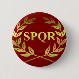BADGE ROND 5 CM SPQR