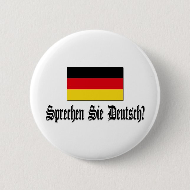 Badge Rond 5 Cm Sprechen Sie Allemand ? (Devant)
