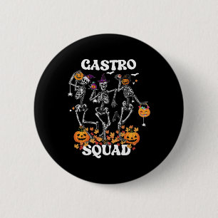 Badge Rond 5 Cm Squad Halloween Squelette Danse Endoscopie Infirmi