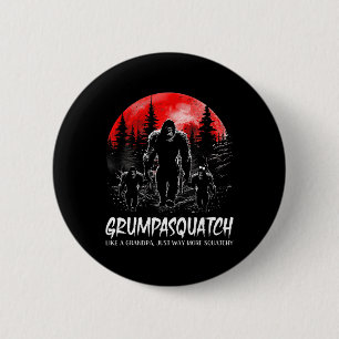 Badge Rond 5 Cm Squatch Funny Bigfoot Papa Sasquatch Yeti Pères D