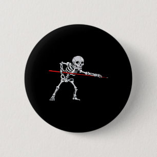 Badge Rond 5 Cm Squelette Billard Billard Billard Billard Snooker