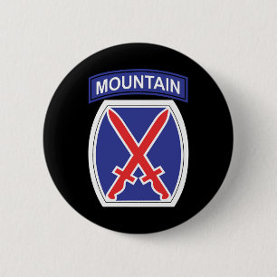 Badge Rond 5 Cm SSI - 10e division de montagne