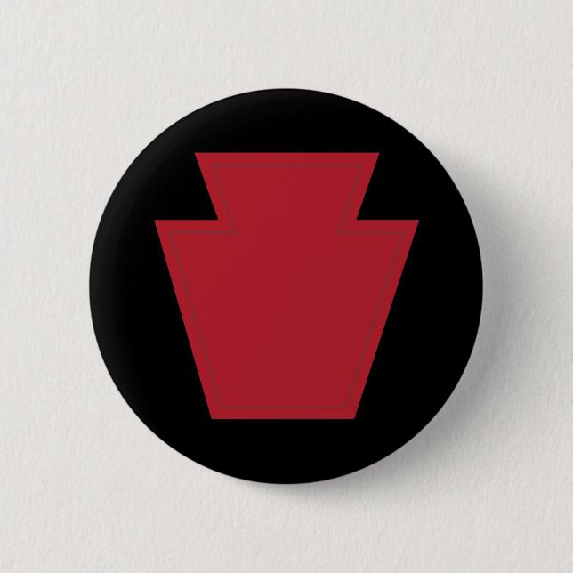Badge Rond 5 Cm SSI - 28e division d'infanterie (Devant)