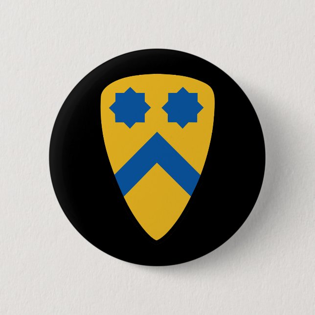 Badge Rond 5 Cm SSI - 2e division de cavalerie (Devant)