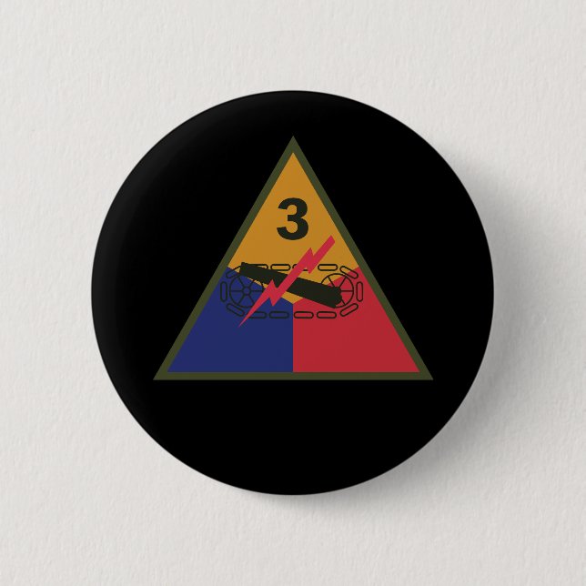 Badge Rond 5 Cm SSI - 3e division blindée X 300 (Devant)