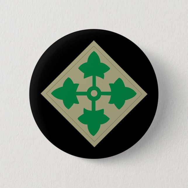 Badge Rond 5 Cm SSI - 4e division d'infanterie - texte (Devant)