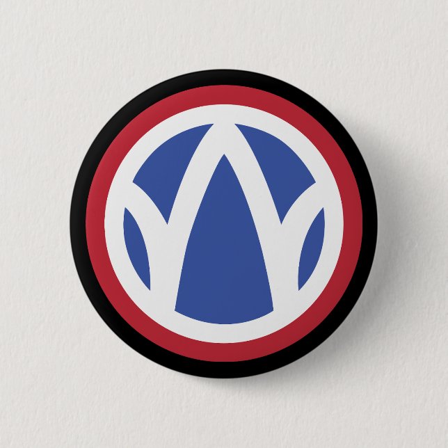 Badge Rond 5 Cm SSI - 89e division d'infanterie (Devant)