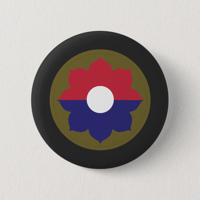 Badge Rond 5 Cm SSI - 9e division d'infanterie (Devant)