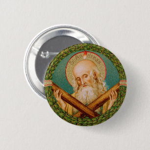 Badge Rond 5 Cm St. André l'Apôtre (JMAS 02)