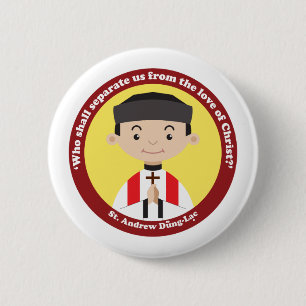 Badge Rond 5 Cm St. Andrew Dung Lac