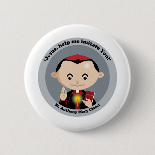 Badge Rond 5 Cm St. Anthony Mary Claret