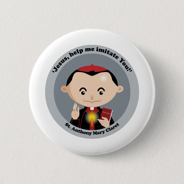 Badge Rond 5 Cm St. Anthony Mary Claret (Devant)