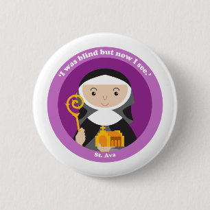 Badge Rond 5 Cm St. Ava