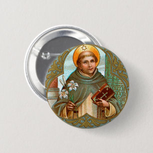 Badge Rond 5 Cm St. Dominic de Guzman (BK 07)