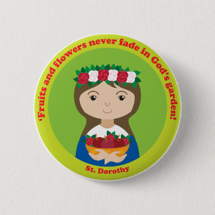 Badge Rond 5 Cm St Dorothy
