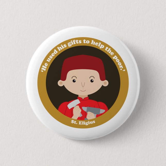 Badge Rond 5 Cm St. Eligius (Devant)