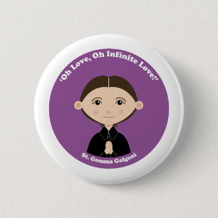 Badge Rond 5 Cm St. Gemma Galgani