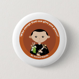 Badge Rond 5 Cm St. Gerard Majella