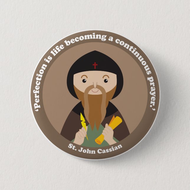 Badge Rond 5 Cm St. John Cassian (Devant)