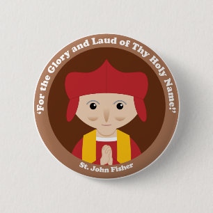Badge Rond 5 Cm St John Fisher