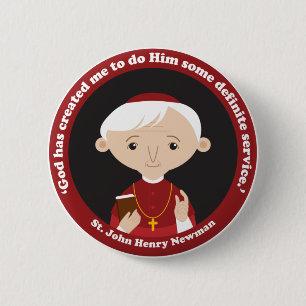 Badge Rond 5 Cm St. John Henry Newman