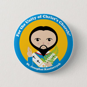 Badge Rond 5 Cm St Josaphat Kuntsevych