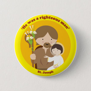 Badge Rond 5 Cm St Joseph