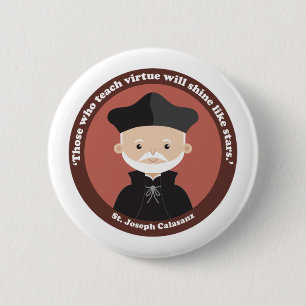 Badge Rond 5 Cm St. Joseph Calasanz