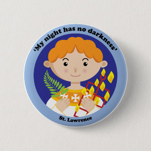 Badge Rond 5 Cm St Lawrence