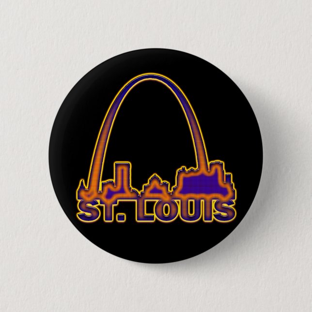 BADGE ROND 5 CM ST LOUIS, MISSOURI (Devant)