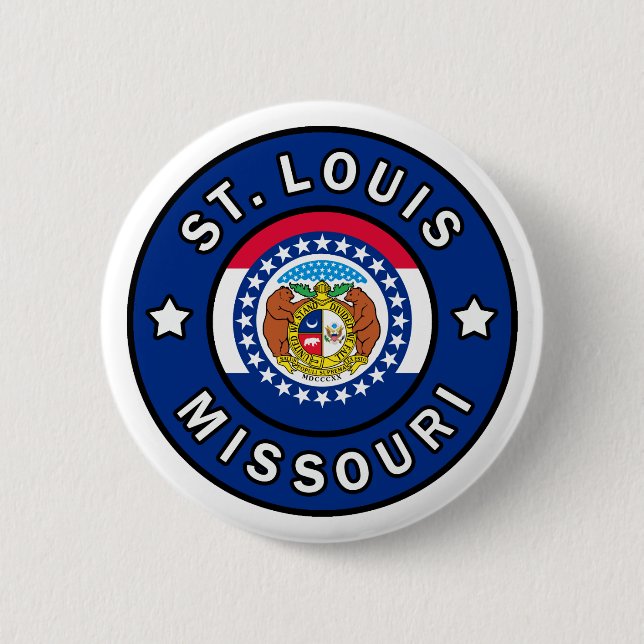Badge Rond 5 Cm St. Louis Missouri (Devant)
