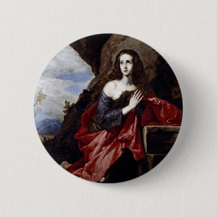 Badge Rond 5 Cm St Mary Magdalene