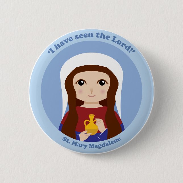 Badge Rond 5 Cm St. Mary Magdalene (Devant)