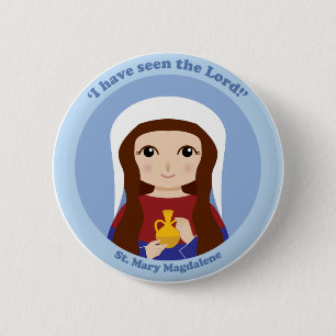 Badge Rond 5 Cm St. Mary Magdalene