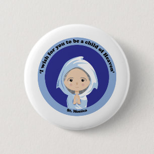 Badge Rond 5 Cm St Monica