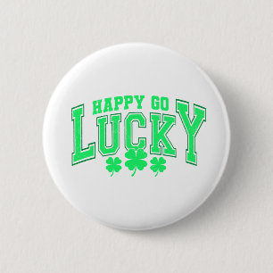Badge Rond 5 Cm St Patrick's Day Bière verte Lucky élégant