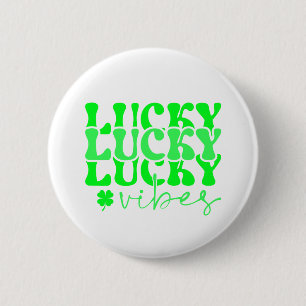 Badge Rond 5 Cm St Patrick's Day Lucky greenstylish