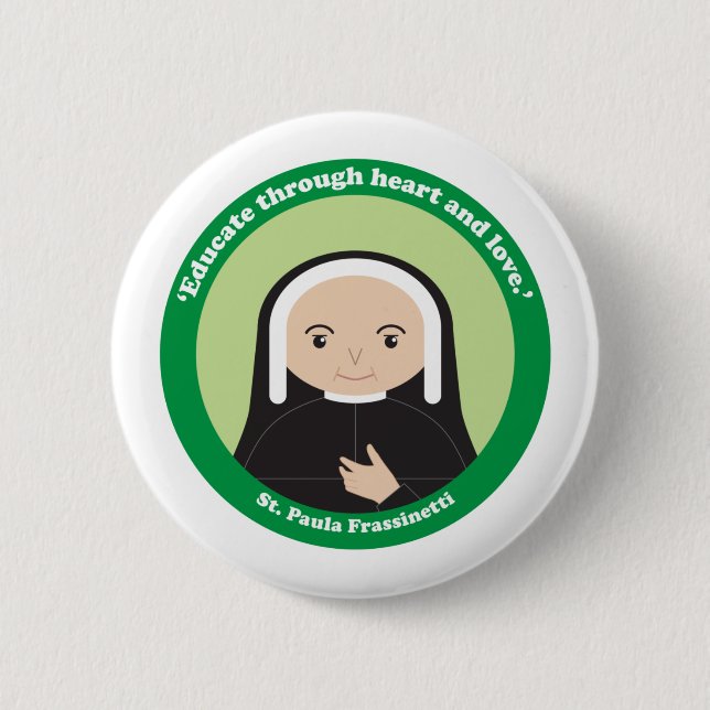 Badge Rond 5 Cm St. Paula Frassinetti (Devant)