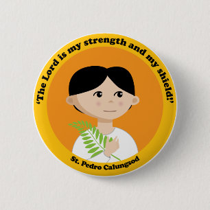 Badge Rond 5 Cm St Pedro Calungsod