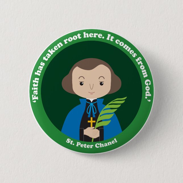 Badge Rond 5 Cm St. Peter Chanel (Devant)