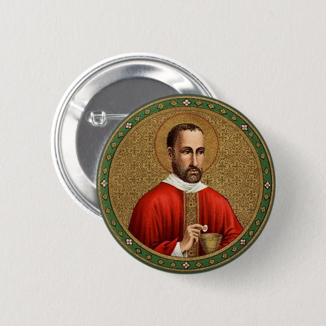 Badge Rond 5 Cm St. Peter Faber (BK 051) Round (Devant & derrière)