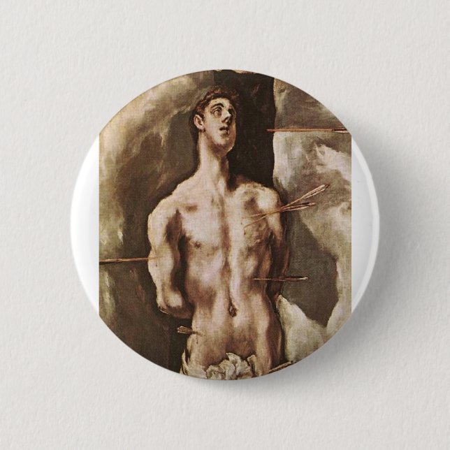 Badge Rond 5 Cm St SebastiAn (Devant)