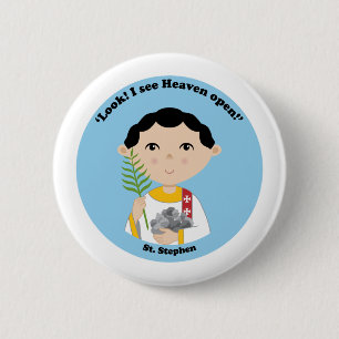 Badge Rond 5 Cm St. Stephen