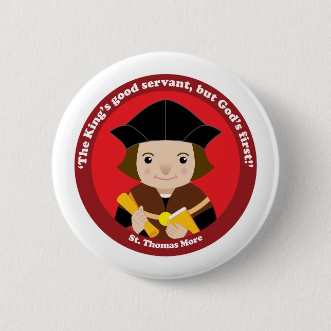 Badge Rond 5 Cm St. Thomas More (Devant)
