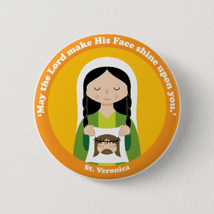 Badge Rond 5 Cm St. Veronica