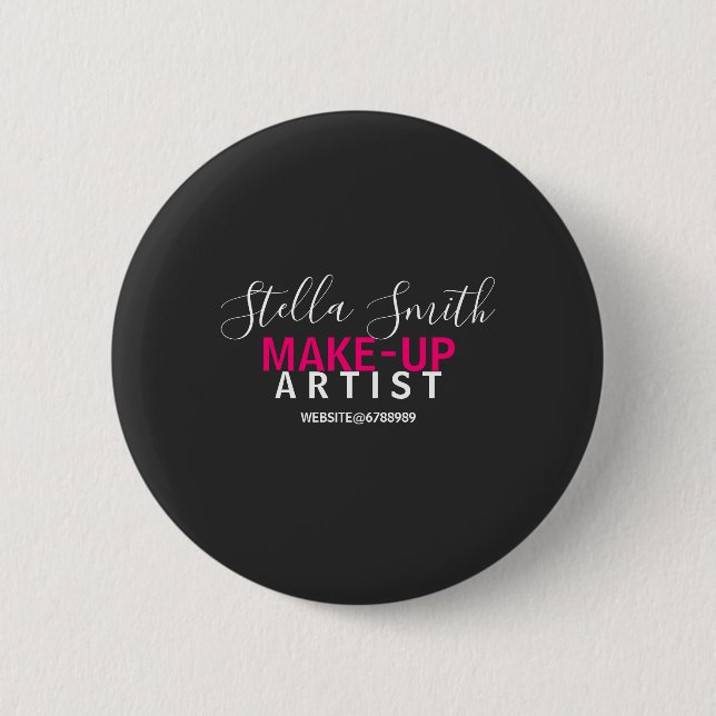 Badge Rond 5 Cm Standard personnalisé de maquillage (Devant)