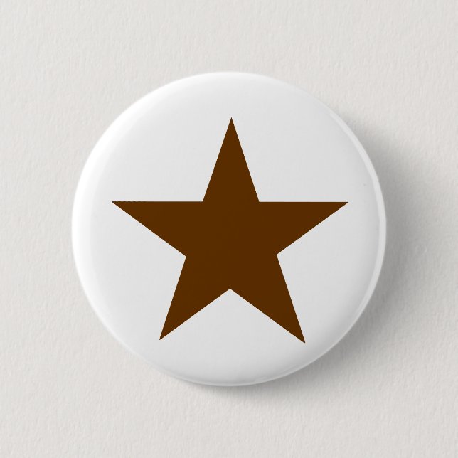 Badge Rond 5 Cm Star Brown Le MUSÉE Zazzle Cadeaux (Devant)