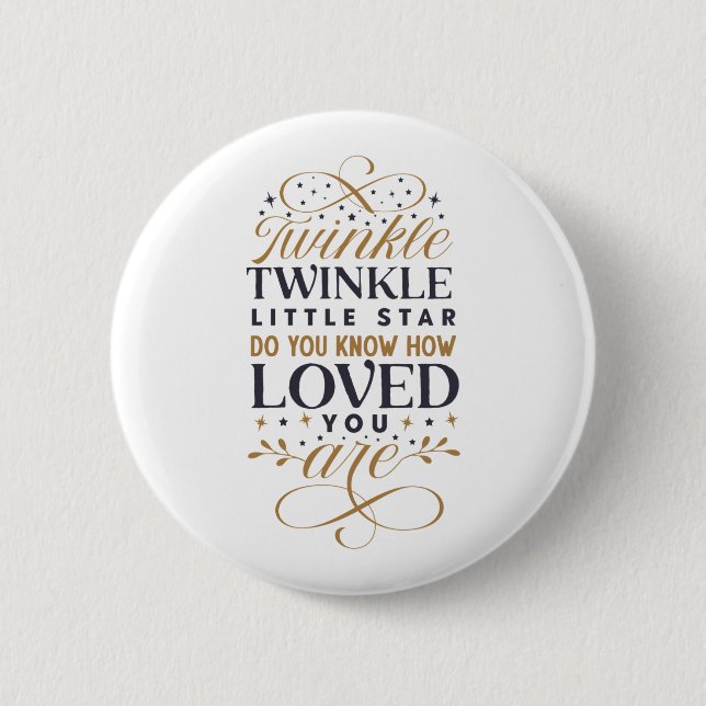Badge Rond 5 Cm Star de Twinkle (Devant)