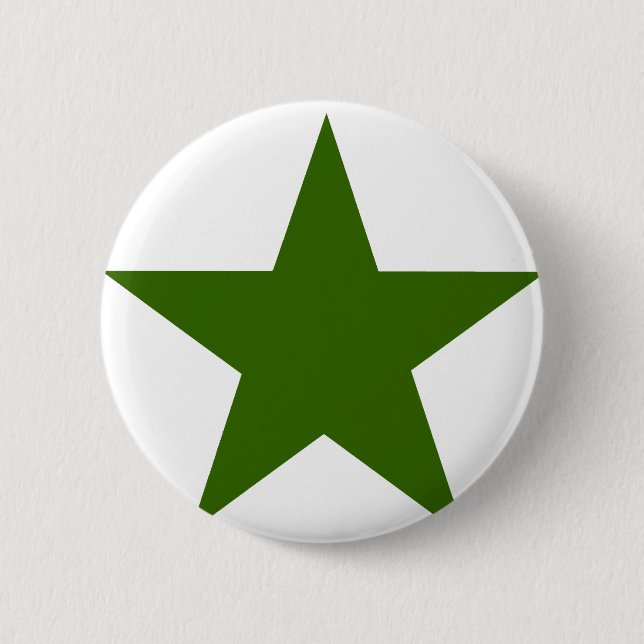 Badge Rond 5 Cm Star GreenDark Le MUSÉE Zazzle Cadfts (Devant)